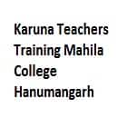 Karuna Teacher's Training Mahila College, Hanumangarh logo